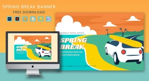 Spring Break Banner