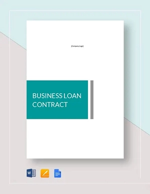 Business Loan Contract Template