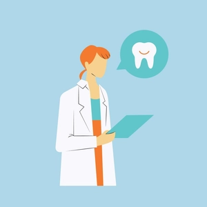 Happy National Dentist's Day Illustration