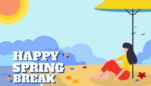 Spring Break Card