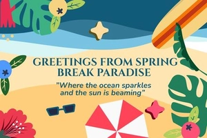 Spring Break Post Card