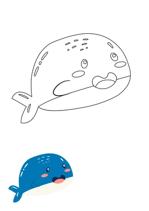 Cartoon Fish Coloring Pages