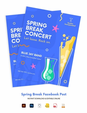 Spring Break Flyer