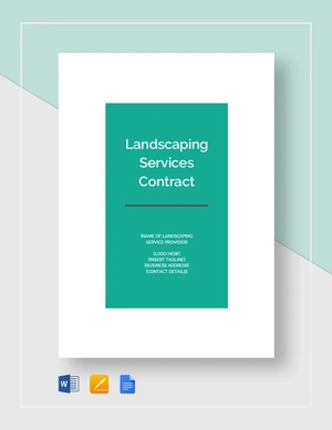Landscaping Services Contract Template