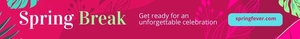 Spring Break Website Banner