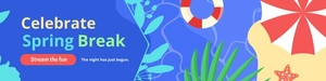 Spring Break Twitch Banner