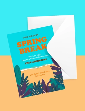 Spring Break Invitation