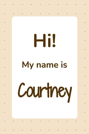 School Name Tag