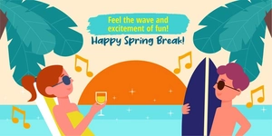 Spring Break Twitter Post