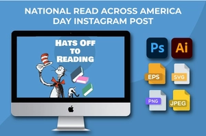 National Read Across America Day Instagram Post