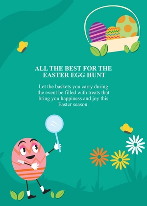 Easter Egg Hunt Message Easter Egg Hunt Message