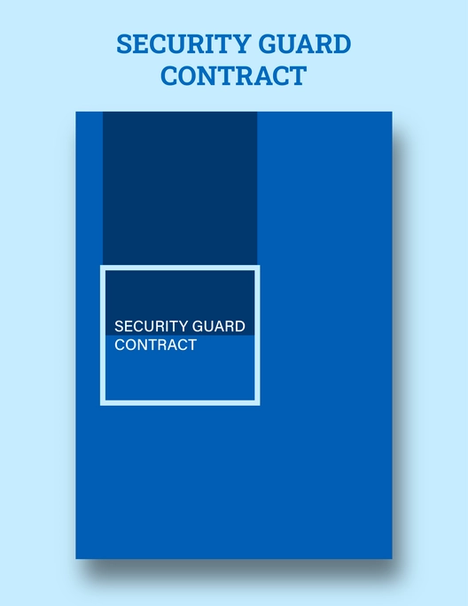 Security Guard Contract Template