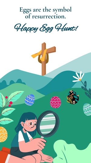 Easter Egg Hunt Whatsapp Post