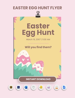 Easter Egg Hunt Flyer