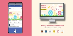Easter Egg Hunt Facebook Post