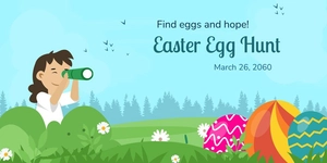 Easter Egg Hunt Twitter Post