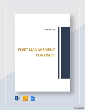Fleet Management Contract Template