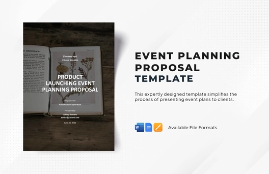 Event Planning Proposal Template