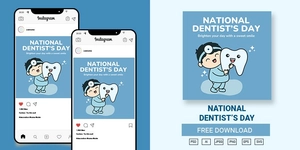 National Dentist's Day Instagram Post