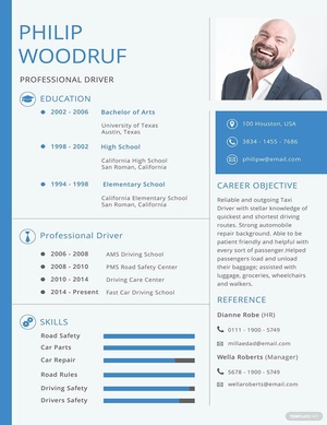 Car Driver Resume