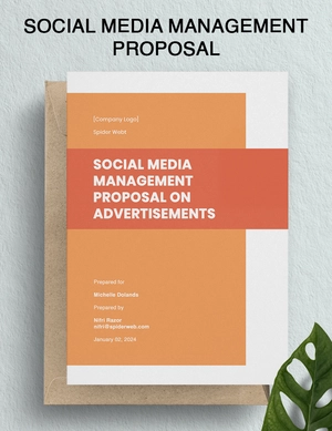 Social Media Management Proposal Template