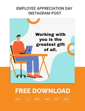 Free Employee Appreciation Day Instagram Post