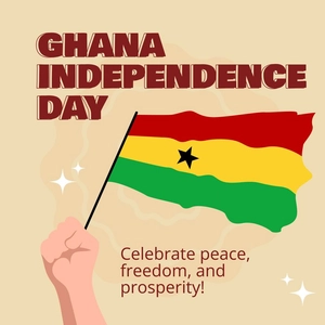 Ghana Independence Day Instagram Post