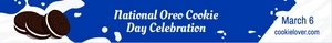 National Oreo Cookie Day Website Banner