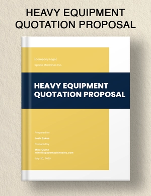 Quotation Proposal Template