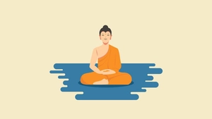 High Resolution Makha Bucha Background
