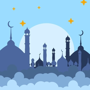 Lailatul Barat Cartoon Vector