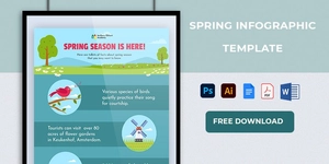Spring Infographic Template