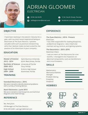 Electrician Resume