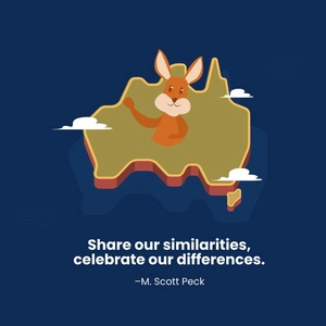 Canberra Day Quote Vector