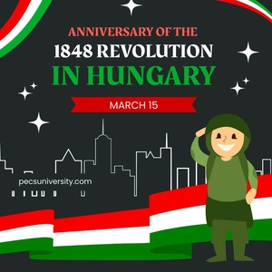 1848 Revolution Memorial Day Flyer Vector