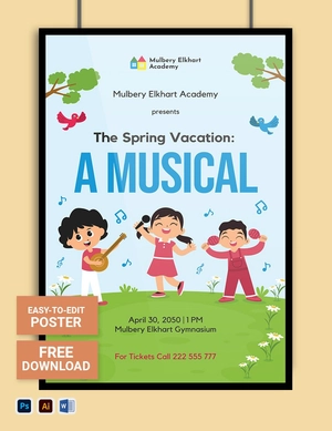 Spring Poster Template