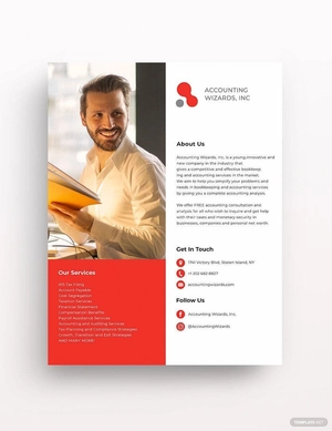 Accounting & Bookkeeping Services Flyer Template