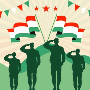 1848 Revolution Memorial Day Cartoon Vector