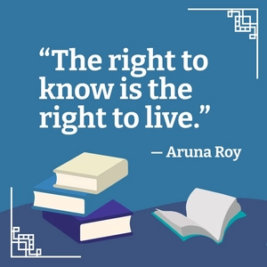 Freedom of Information Day Quote Vector