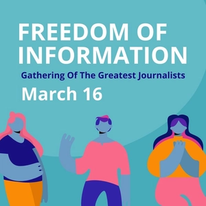 Freedom of Information Day Poster Vector