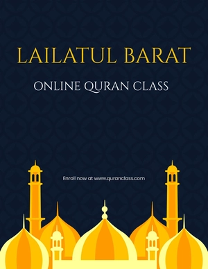 Lailatul Barat Flyer Background