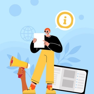 Happy Freedom of Information Day Illustration