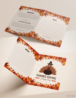 Thanksgiving Bi-Fold Brochure Template Thanksgiving Bi-Fold Brochure Template