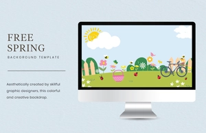 Spring Background Template