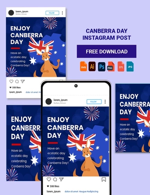 Canberra Day Instagram Post