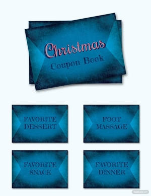 Christmas Coupon Book Template