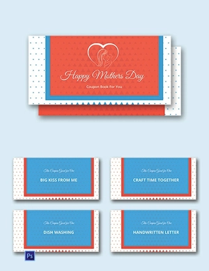 Mother's Day Coupon Book Template