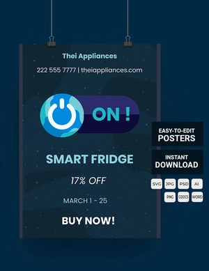 Happy Earth Hour Poster