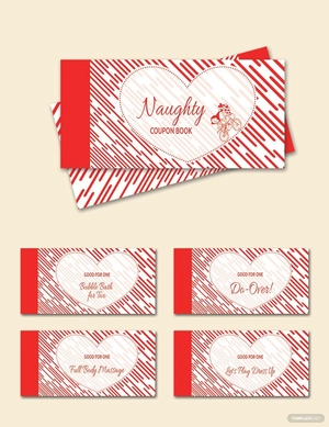 Heart Coupon Book Template