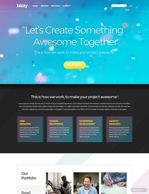 Web Development HTML5/CSS3 Website Template